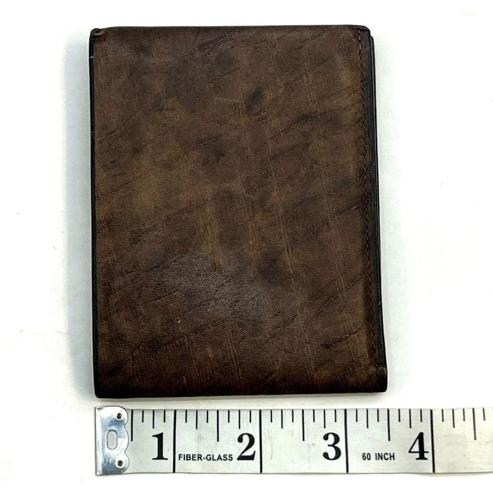 Rolfs Mens Leather Wallet Brown‎ 4.5
